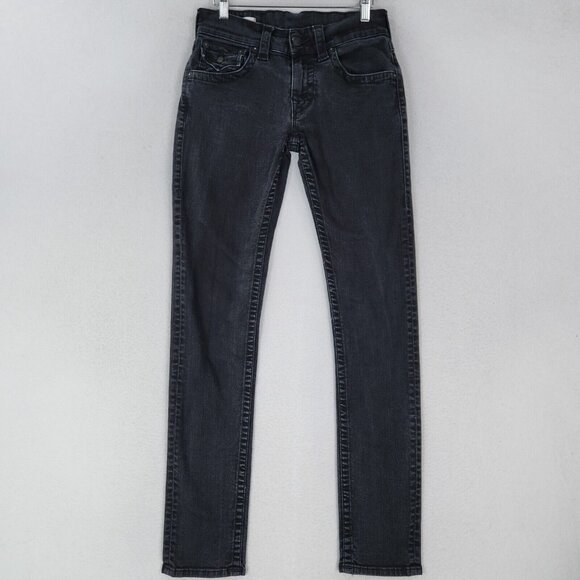 True Religion Other - True Religion Jeans Mens 28 Black Rocco Relaxed Skinny Leg Flap Pocket Denim